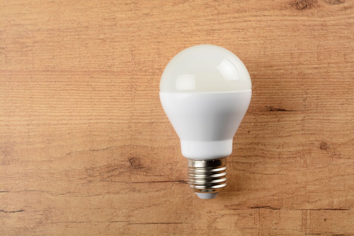 contaminantes na lâmpada de LED