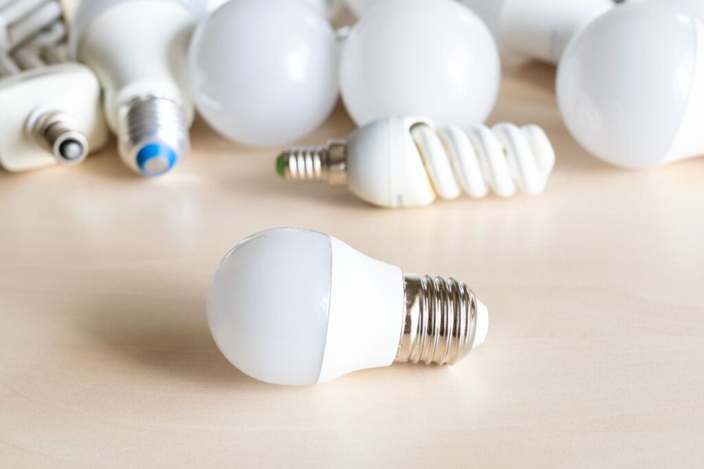 materiais de interesse nas lâmpadas de LED